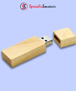Flashdisk Kayu Kotak Persegi (4gb)