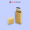 Flashdisk Kayu Kotak Persegi (4gb)