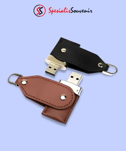Flashdisk Kulit Metal model Putar (4GB)