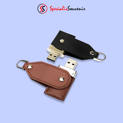 Flashdisk Kulit Metal model Putar (4GB)