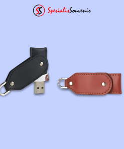 Flashdisk Kulit Metal model Putar (4GB)