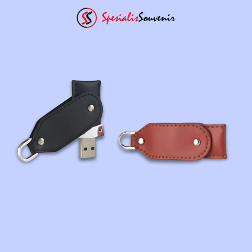 Flashdisk Kulit Metal model Putar (4GB)