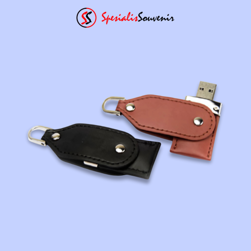 Flashdisk Kulit Metal model Putar (4GB)