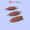 Flashdisk Kulit Metal model Putar (4GB)