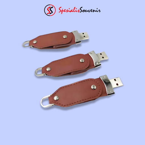 Flashdisk Kulit Metal model Putar (4GB)