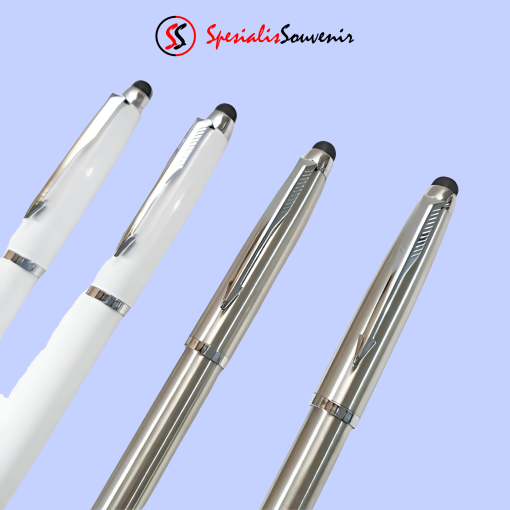 Pulpen Metal 2 in 1 Stylus