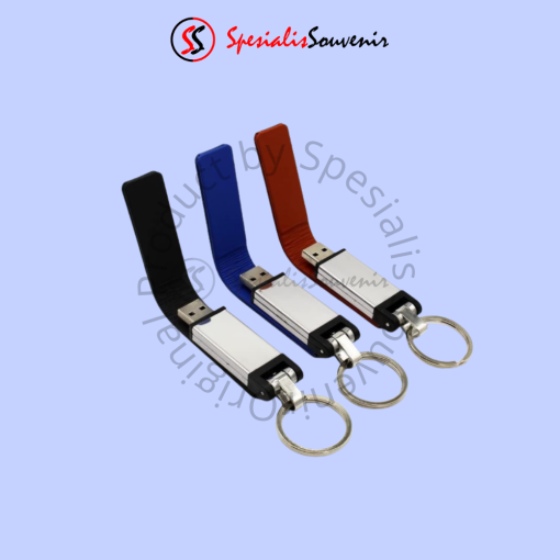 Flashdisk Kulit Magnet Gantungan Kunci (4GB)