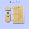 Flashdisk Kayu Oval (4GB)