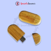 Flashdisk Kayu Oval (4GB)
