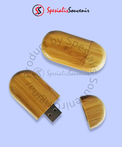 Flashdisk Kayu Oval (4GB)