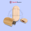 Flashdisk Kayu Oval (4GB)