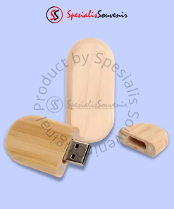Flashdisk Kayu Oval (4GB)