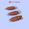 Flashdisk Kulit Metal model Putar (4GB)