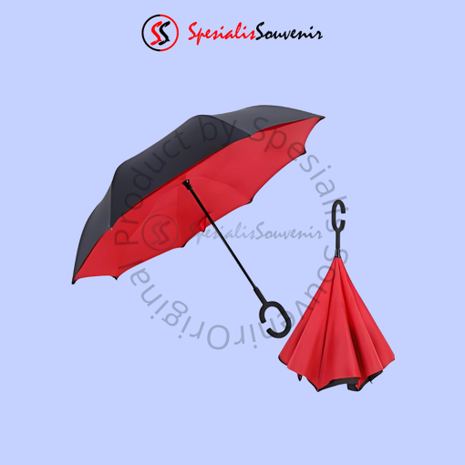 Payung Lipat Terbalik (25pcs)