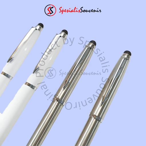 Pulpen Metal 2 in 1 Stylus