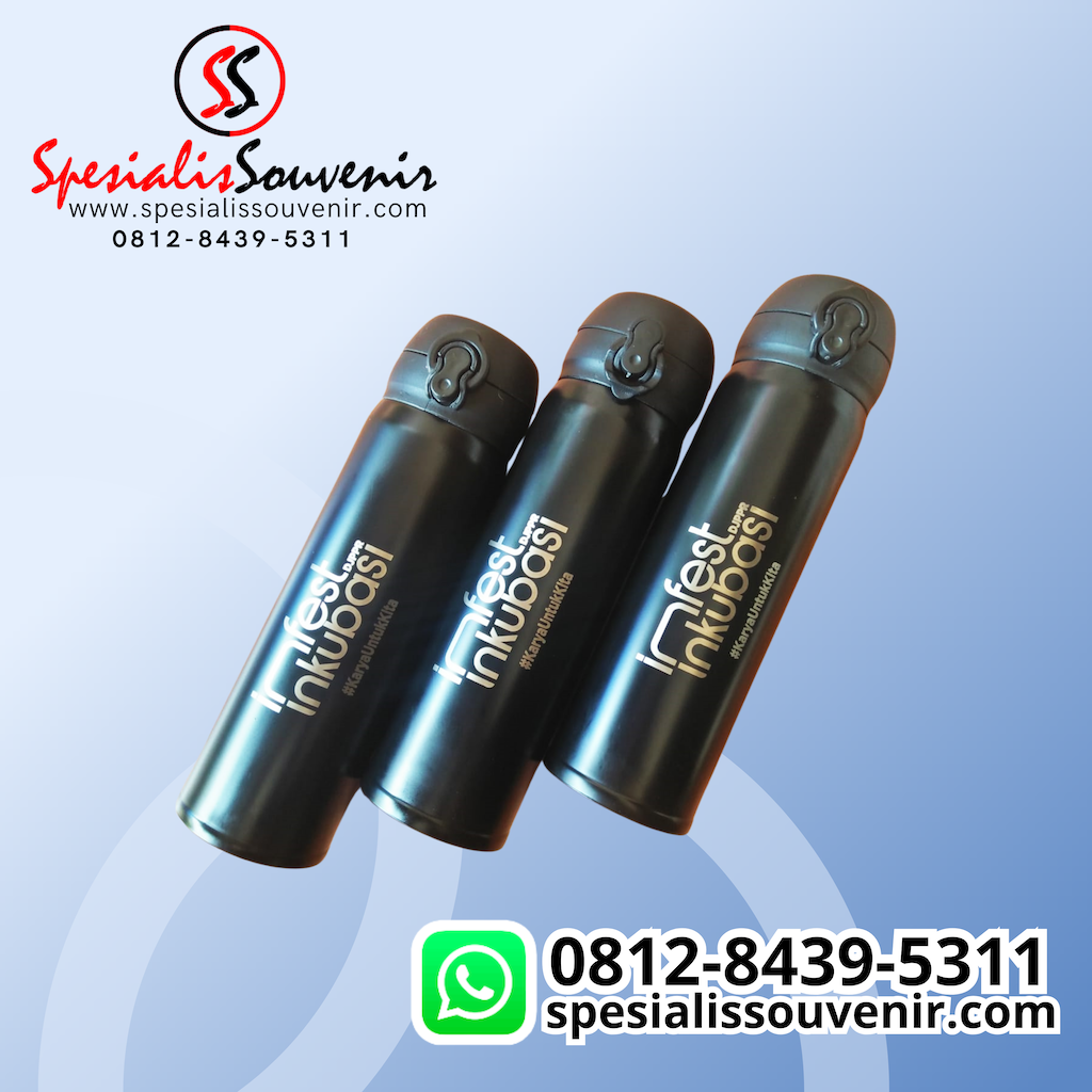 Tumbler custom logo perusahaan bahan stainless steel tahan panas terbaik