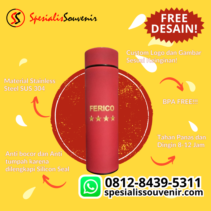 supplier botol tumbler, distributor tumbler makassar, distributor tumbler medan, custom botol minum kaca, souvenir botol minum murah surabaya