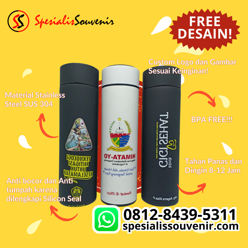 custom botol minum jogja, botol minum anak yang ada sedotannya, distributor tumbler murah, pusat souvenir terdekat, pesan botol minum anak