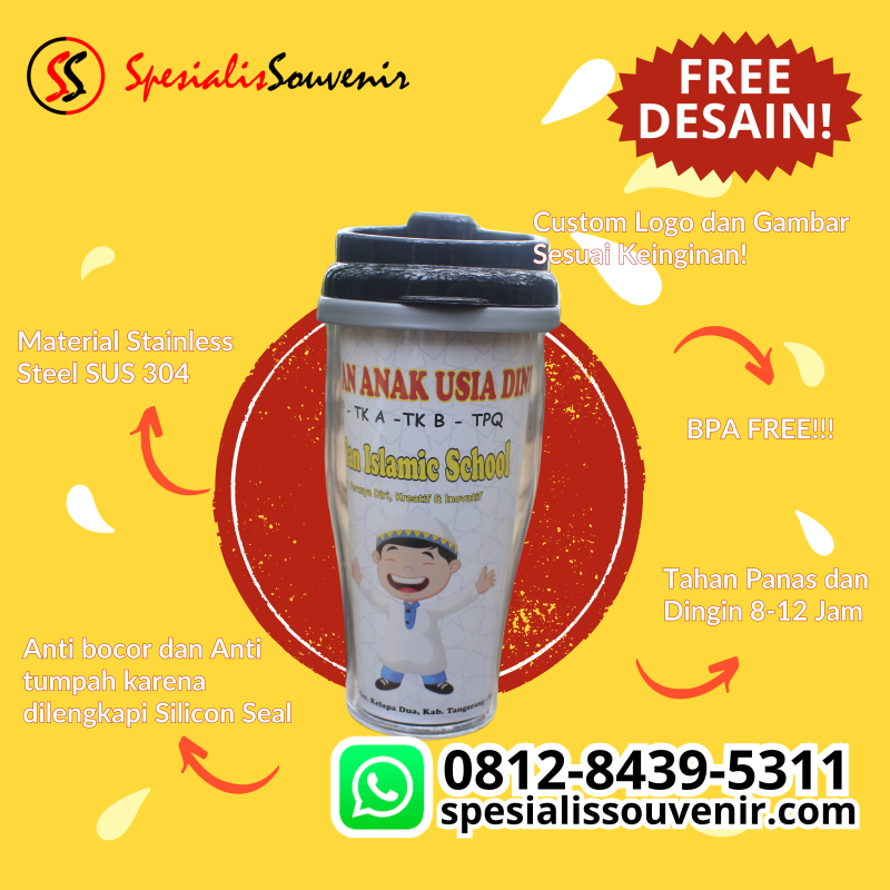 botol minum anak yang ada sedotannya, distributor tumbler murah, pusat souvenir terdekat, tumbler botol air minum, pesan tumbler souvenir