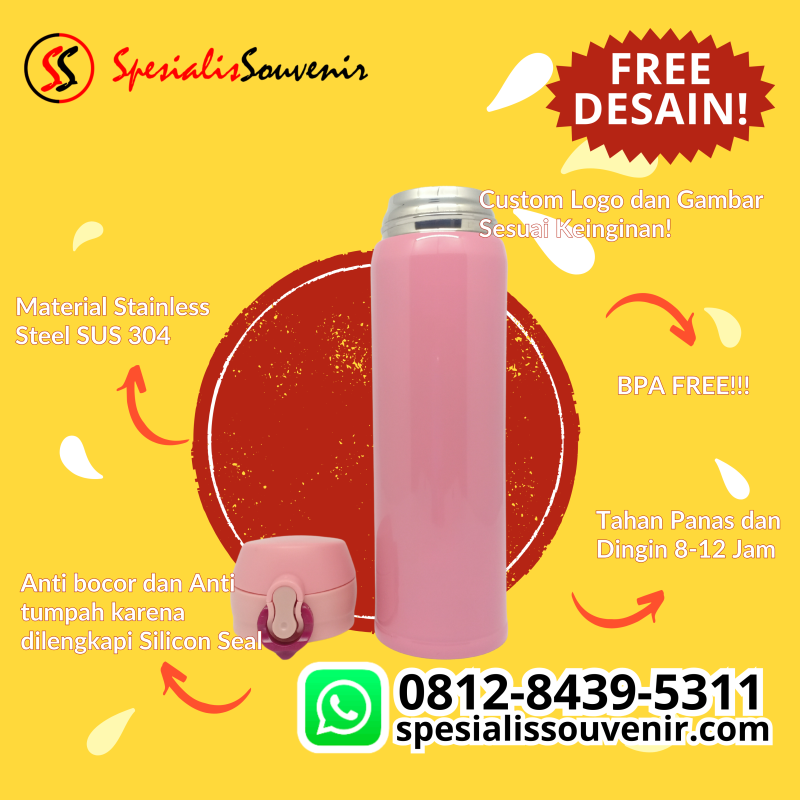 distributor tumbler murah, pusat souvenir terdekat, tumbler botol air minum, botol minum anti tumpah, pesan tumbler souvenir