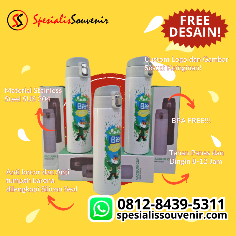 grafir tumbler bogor, pusat souvenir jogja, tumbler botol minum lucu, tumbler custom satuan, botol minum yang lagi trend