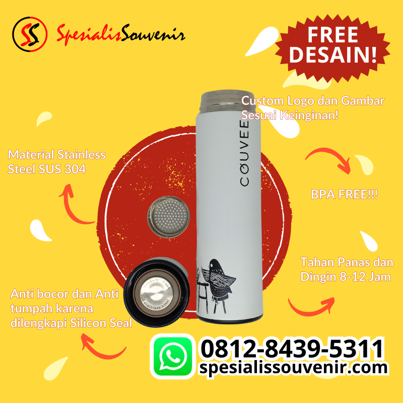 tumbler custom nama, distributor tumbler bandung, botol minum anak anti pecah, distributor botol minum surabaya, pusat souvenir jogja
