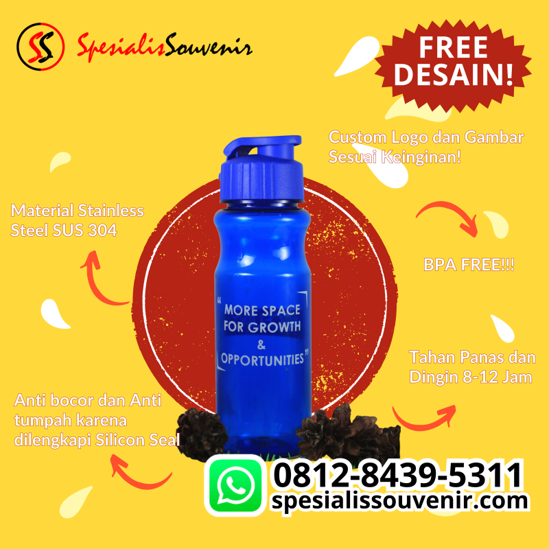 harga botol minum custom, pesan tumbler souvenir, botol minum custom murah, custom botol minum jogja, tumbler custom nama