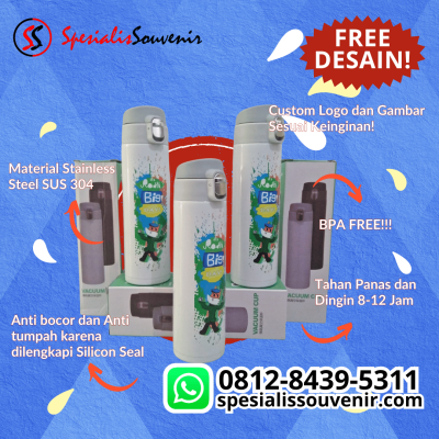 Tumbler Custom Nama & Laser: Pesan Satuan atau Grosir dengan Harga Murah di Bandung & Sekitarnya