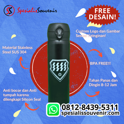 Distributor Tumbler Custom Bandung: Grafir Laser, Nama Eksklusif, dan Pesan Satuan Harga Terjangkau