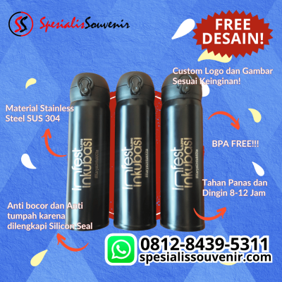 Harga Tumbler Custom Murah & Grafir Laser Eksklusif: Pesan Satuan atau Grosir di Bandung & Jogja