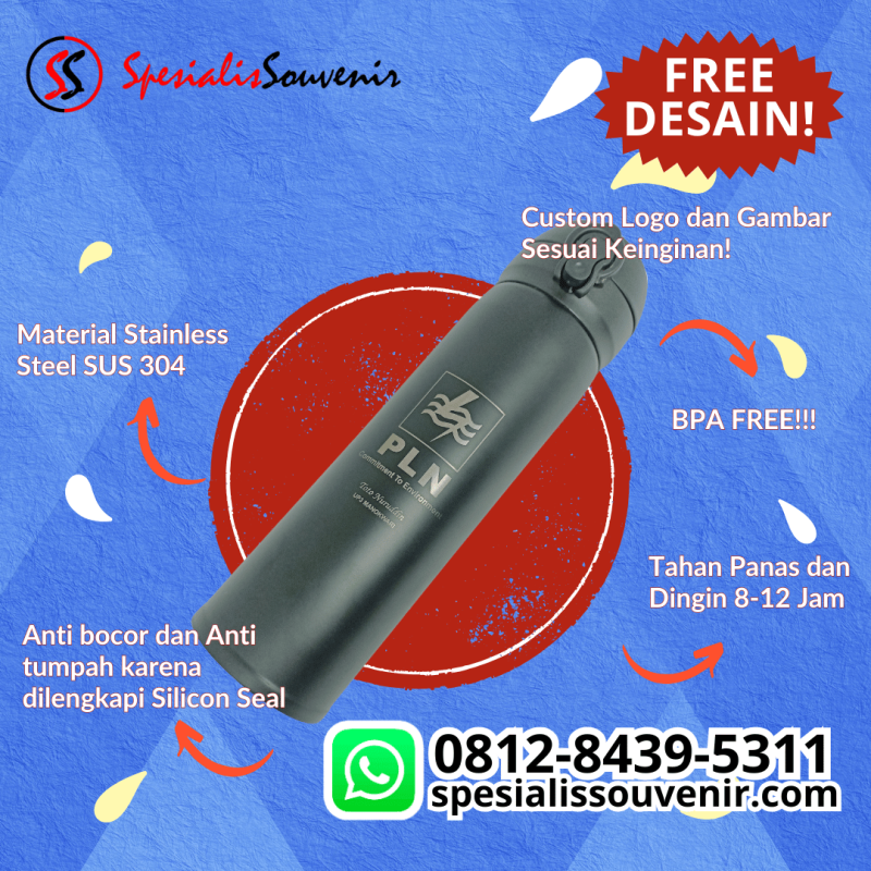Jual Tumbler Custom Bandung, Jogja & Tangerang: Bikin Tumbler Travel & Termos Eksklusif dengan Harga Terbaik