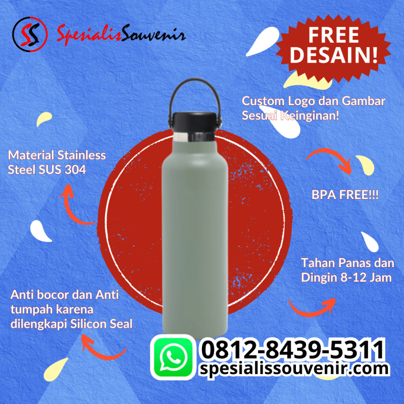 Jual Tumbler Custom Bandung & Jogja: Pilihan Tumbler Travel, Termos Eksklusif, hingga Souvenir Ulang Tahun