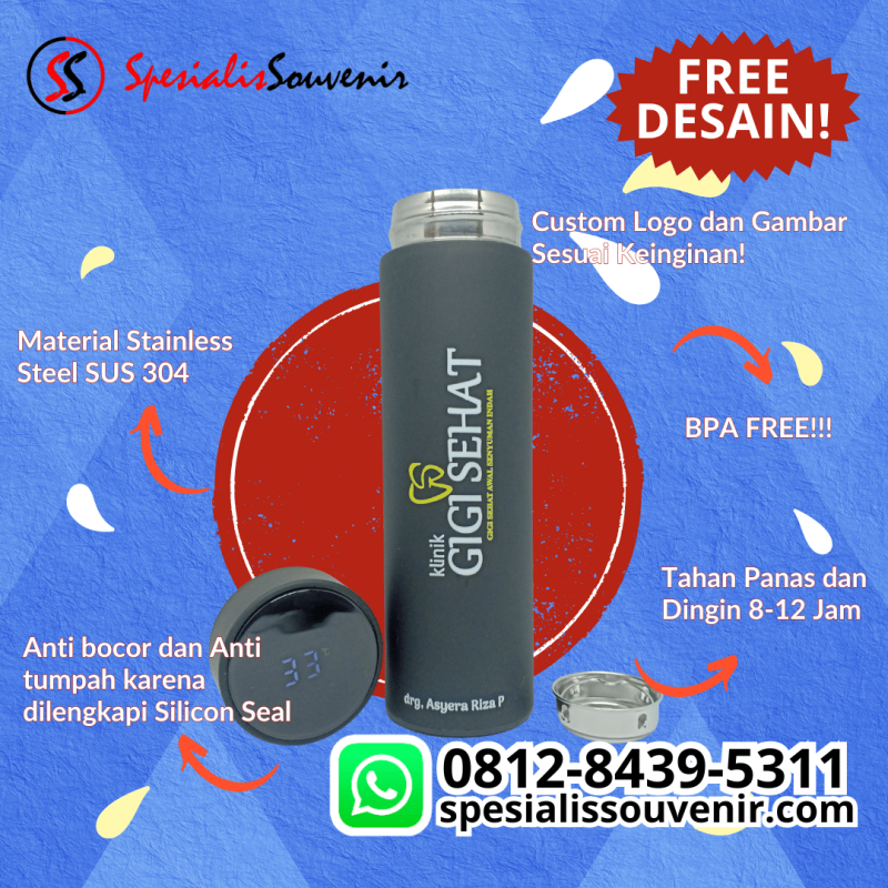 Jual Tumbler Custom Bandung, Jogja & Bogor: Pilihan Tumbler Ulang Tahun, Termos Custom, dan Desain Stylish