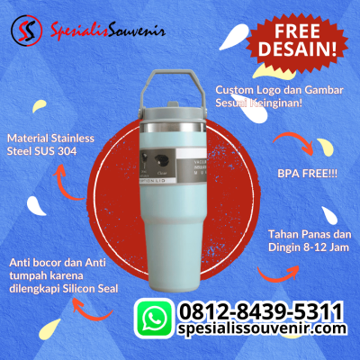 Jual Tumbler Custom Bandung, Tangerang, Bogor, Bali & Bekasi: Pilihan Tumbler Travel, Termos, dan Souvenir Ulang Tahun