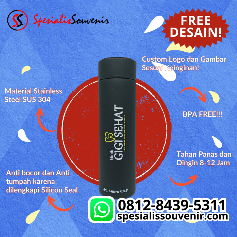 Tumbler Termos & Travel Custom: Pilihan Hadiah Ulang Tahun, Souvenir, hingga Tumbler Bottle Custom di Tangerang dan Sekitarnya