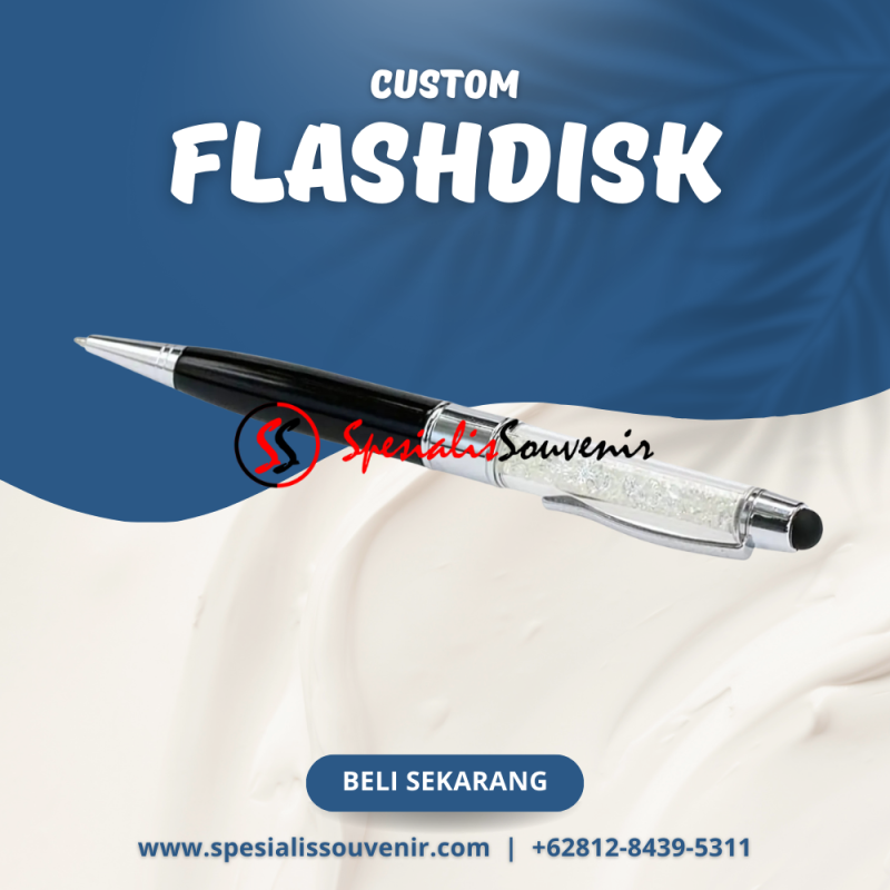 Souvenir Flashdisk Custom Terbaru: Flashdisk Kartu, Gantungan Kunci & Pulpen untuk Seminar dan Promosi Perusahaan