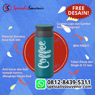 Inspirasi Desain Tumbler Custom Terbaik di Jakarta, Medan, dan Makassar — Cocok untuk Souvenir dan Promosi!