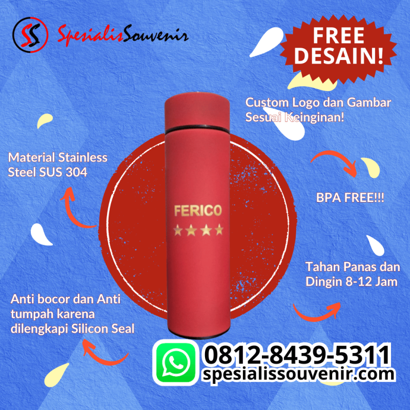 Pesan Tumbler Custom Print: Layanan Custom Tumbler Printing di Medan, Makassar & Malang untuk Souvenir Perusahaan