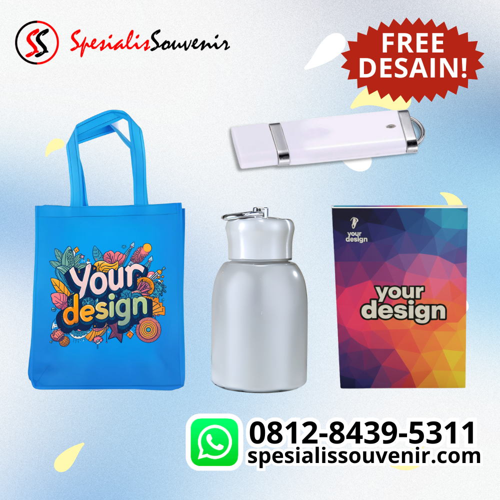 Paket souvenir perusahaan eksklusif dan elegan untuk klien bisnis dan seminar kantor.