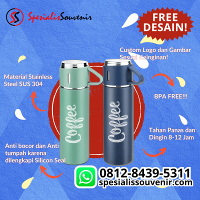 Tumbler Custom Makassar & Malang: Layanan Tumbler Custom Print dan Souvenir Botol Minum Plastik Harga Grosir