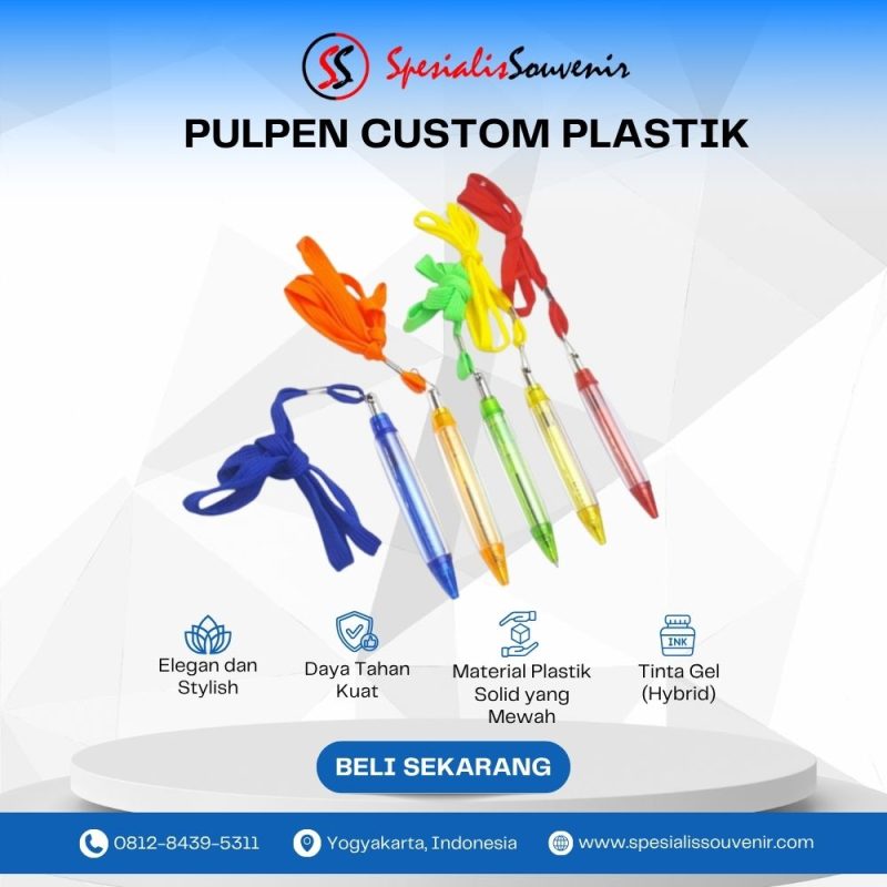 Cara Pesan Pulpen Custom Nama dengan Desain Sendiri & Harga Terjangkau