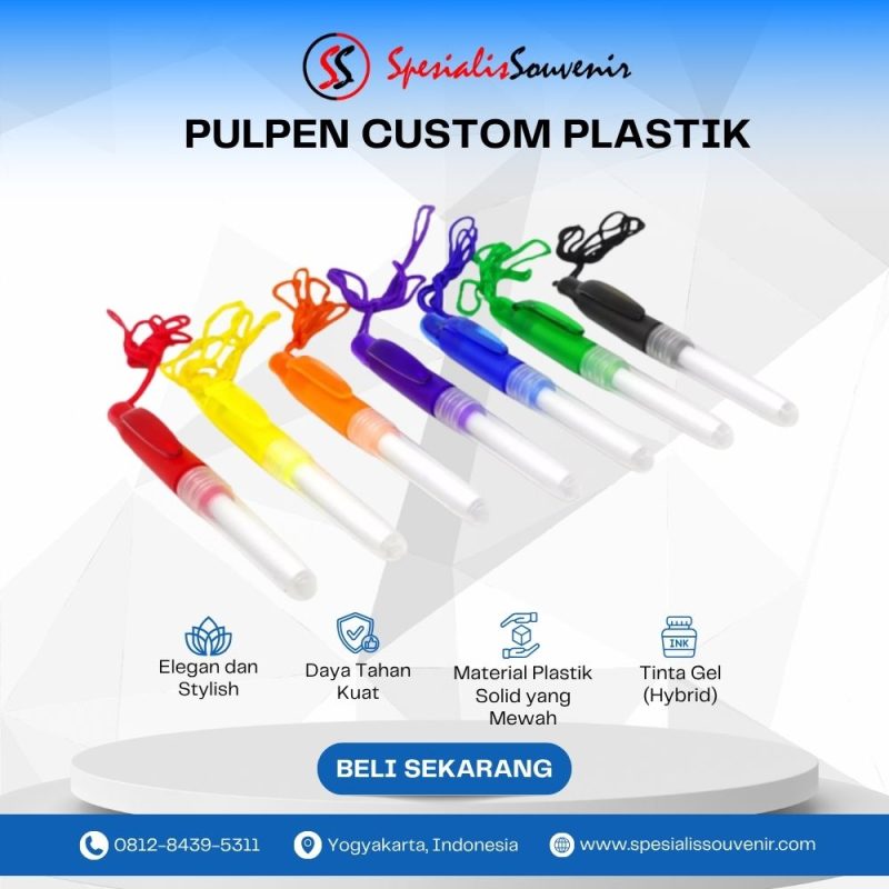 Pulpen Custom Logo untuk Promosi: Cara Pilih Model Terbaik & Harganya