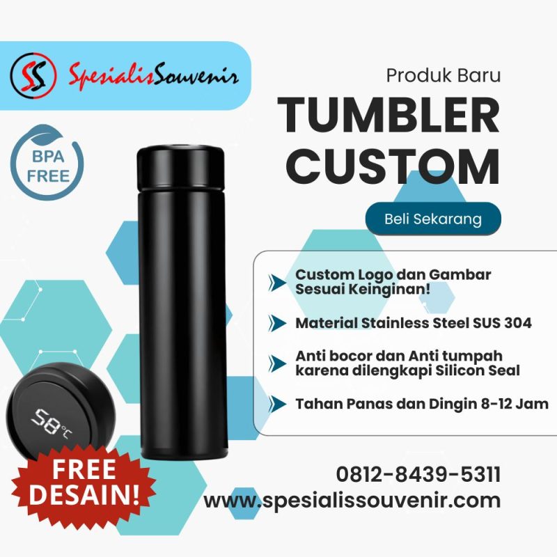Cari Vendor Tumbler Custom Bandung? Ini Rekomendasi Terbaik untuk Souvenir Perusahaan