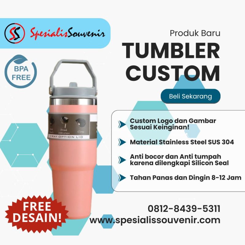 Butuh Vendor? Ini Rekomendasi Produsen Tumbler Custom Jogja Berkualitas & Cepat!
