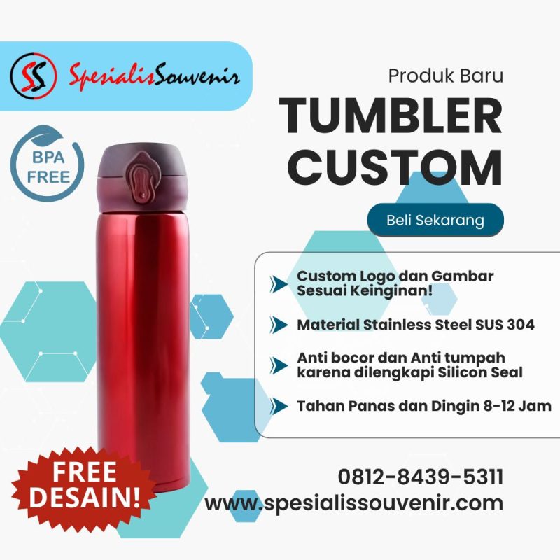Butuh Tumbler Custom? Ini Rekomendasi Toko Tumbler Custom Jogja untuk Event & Branding