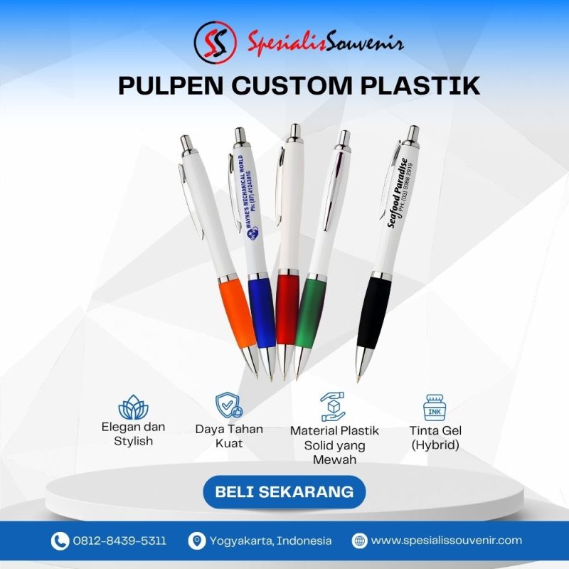 Tempat Bikin Pulpen Custom Bandung Terpercaya: Harga Terjangkau & Desain Bebas