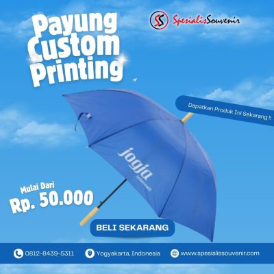 Butuh Payung Custom Murah? Ini Tips Hemat & Jenis Payung Terbaik untuk Souvenir