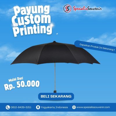 Payung Custom Logo untuk Promosi: Solusi Branding Murah tapi Efektif