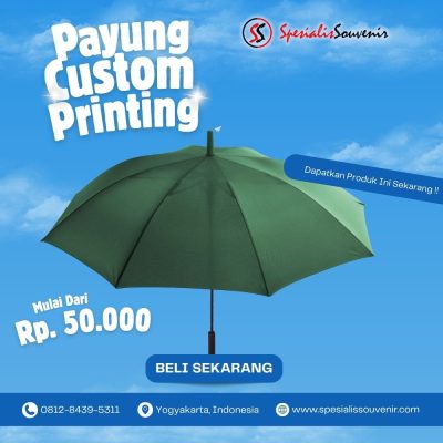 Cara Memilih Payung Custom Logo Berkualitas untuk Event & Branding