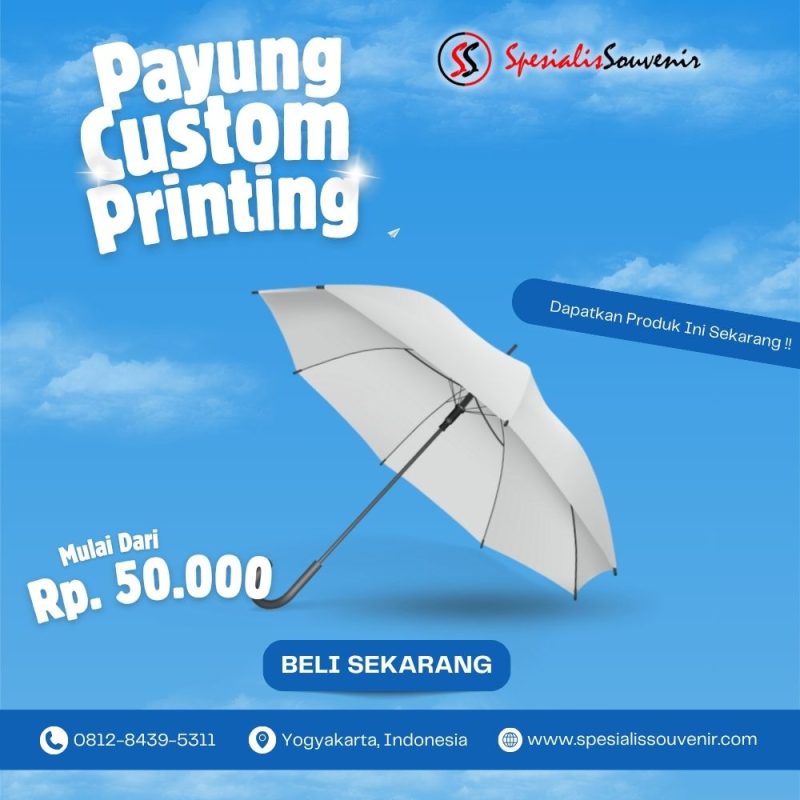 Payung Custom Terdekat: Cara Cepat Temukan Vendor Terbaik untuk Souvenir & Branding